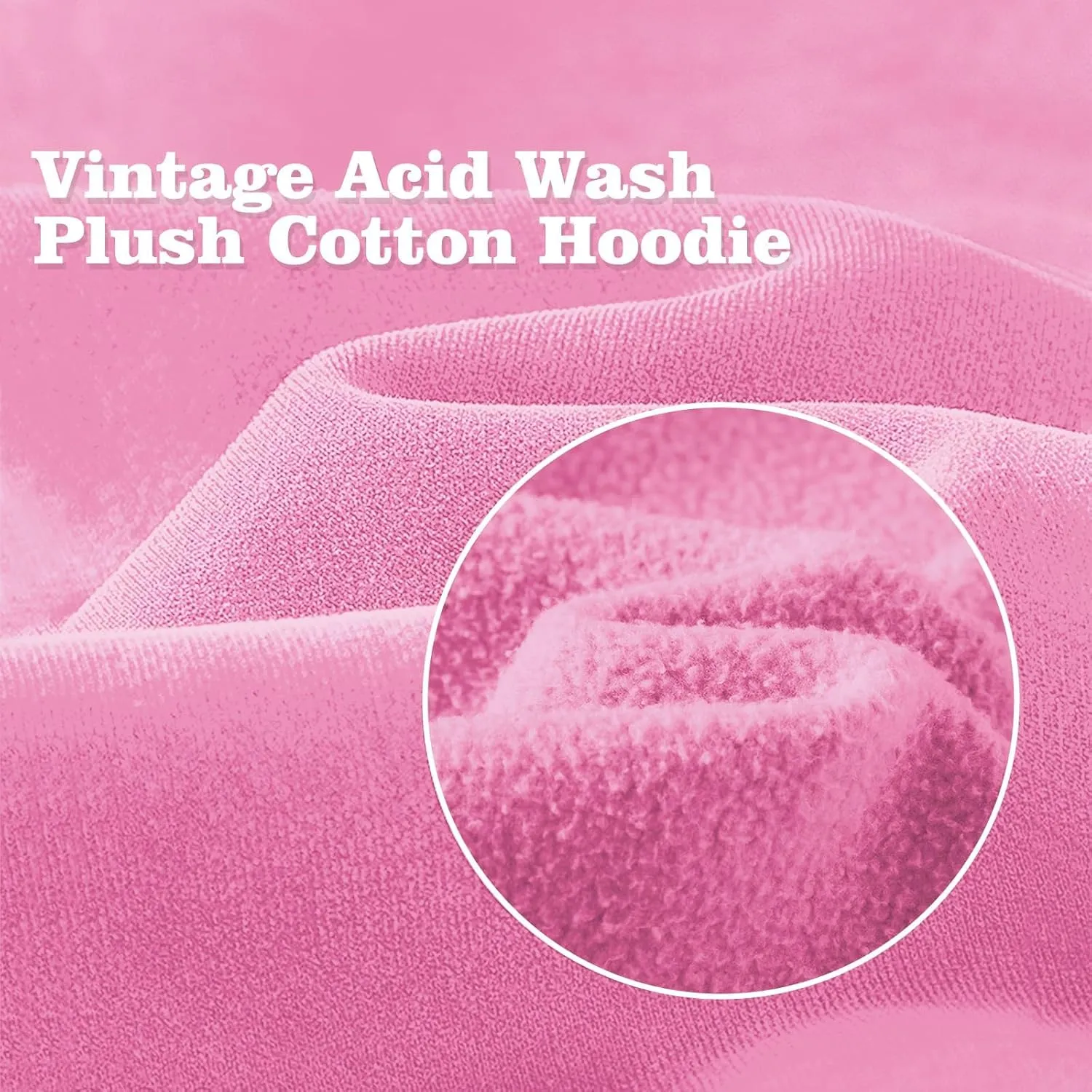 Dnzzs Womens Oversized Hoodie Acid Wash Hoodie Vintage Sweatshirt Heavyweight Fleece Cotton Streetwear Trendy Sweatshirts