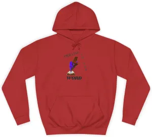 Drilling Word Unisex College Hoodie, Casual Sweatshirt, Streetwear, Gift for Students, College Apparel, Unique Graphic Hoodie