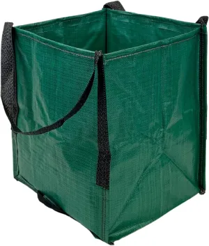 DURASACK Heavy Duty Storage Tote Bag 22-Gallon Rugged Woven Polypropylene Moving Bag, Reusable Self-Standing Design, Holds up to 500 Pounds, Single, Green