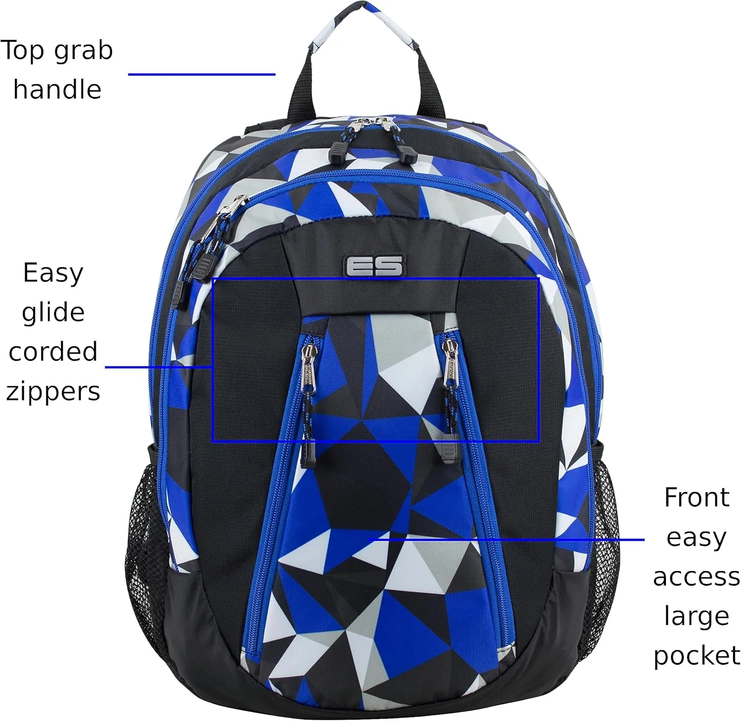 Eastsport Travel Laptop Backpack, Multipurpose Casual Daypack, College Bookbag for Hiking, Gym, Camping, Sport