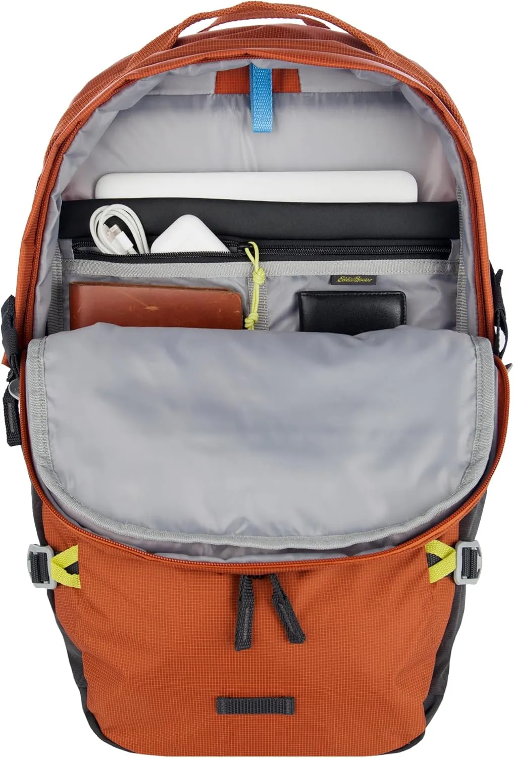 Eddie Bauer Nomad Backpack-Laptop Bag (17 inch)| Compression Straps | Travel | Hiking | Gym | Work | Commuting, Sienna, 28L