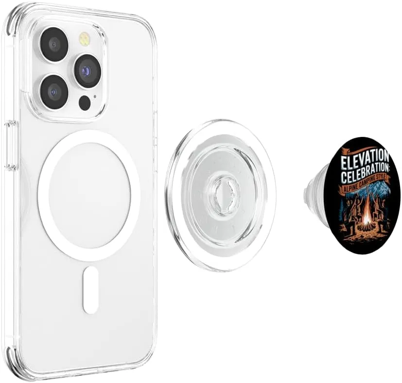 Elevation Celebration Alpine Camping Style Alpine Camping PopSockets PopGrip for MagSafe
