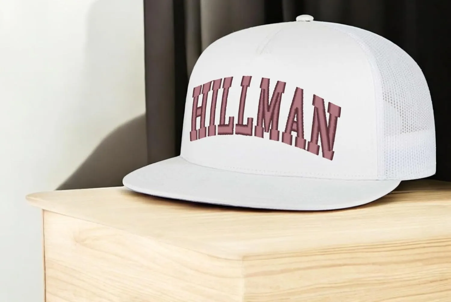 Embroidered Hat Retro 80's HBCU Apparel TV Sitcom Cap Perfect White Elephant Gift for Men and Women
