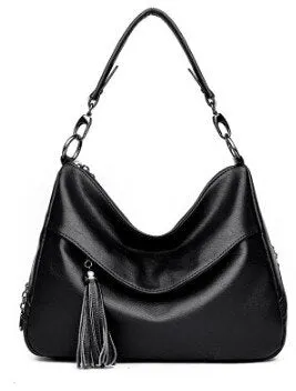Embroidery Bag Bag Simple Low-priced Hand Shoulder Bag Women Top-handle Totes C860 Lady Bag Tassel Leather Crossbody Style Fashion Handbags Full assortment