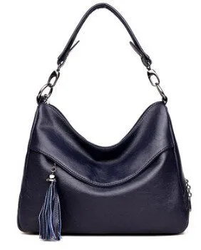 Embroidery Bag Bag Simple Low-priced Hand Shoulder Bag Women Top-handle Totes C860 Lady Bag Tassel Leather Crossbody Style Fashion Handbags Full assortment