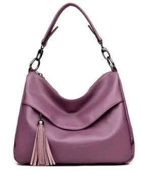 Embroidery Bag Bag Simple Low-priced Hand Shoulder Bag Women Top-handle Totes C860 Lady Bag Tassel Leather Crossbody Style Fashion Handbags Full assortment
