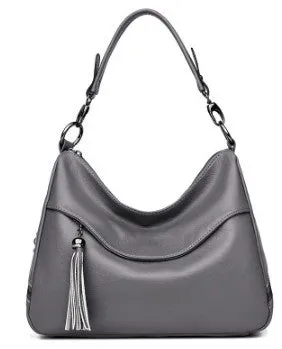 Embroidery Bag Bag Simple Low-priced Hand Shoulder Bag Women Top-handle Totes C860 Lady Bag Tassel Leather Crossbody Style Fashion Handbags Full assortment
