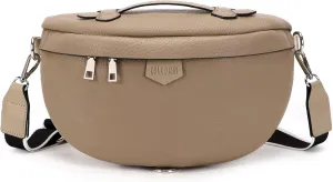 Eslcorri Crossbody Bags for Women - Fashion Sling Purse Shoulder Bag Fanny Pack Leather Causal Chest Bum Bag Cross Body Purse