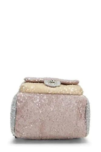 Exceptional Backpack Sequin Mini,  Multi Waterfall Chanel, Multicolor Cost-efficient