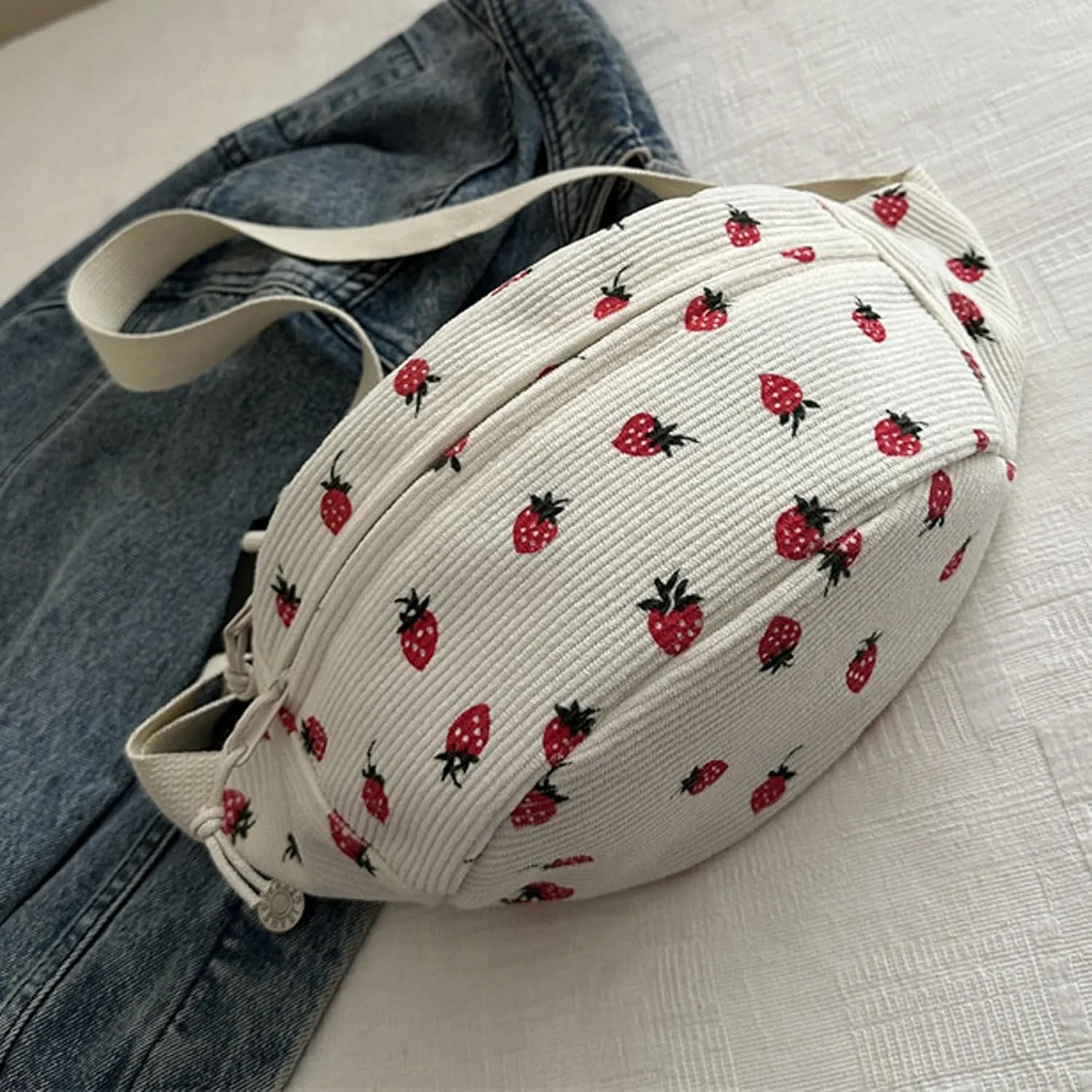 eYLun Women Crossbody Bag Fanny Pack Casual Fashion Waist Bag Chest Bag Adjustable Waist Pack for Travel Walking Running Hiking Cycling Brown