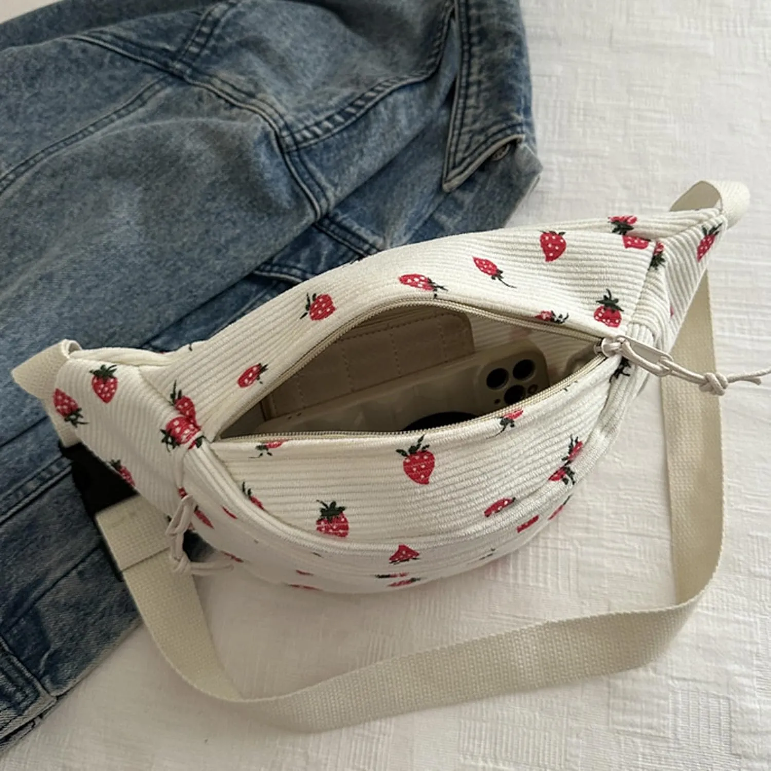 eYLun Women Crossbody Bag Fanny Pack Casual Fashion Waist Bag Chest Bag Adjustable Waist Pack for Travel Walking Running Hiking Cycling Brown