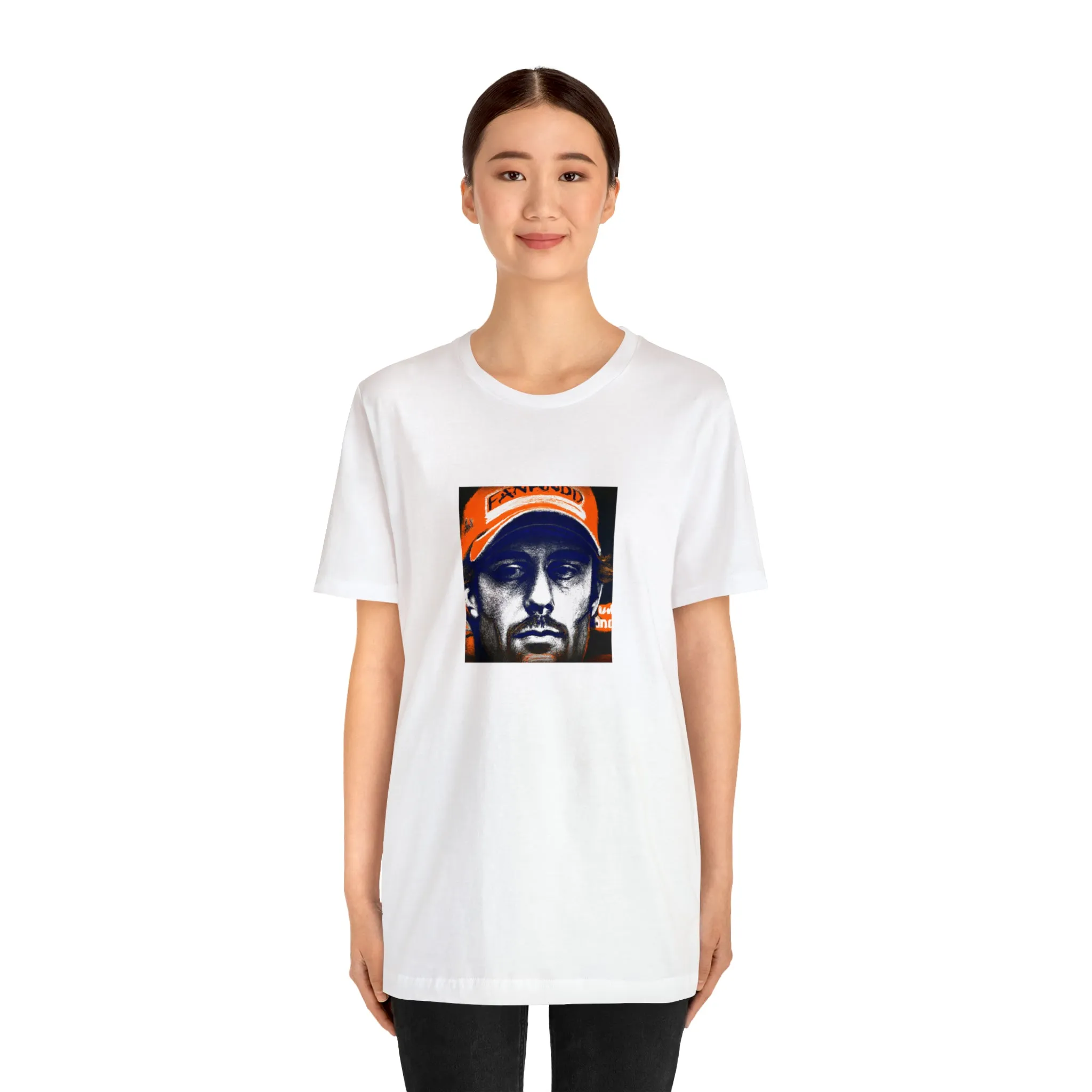 Fabiana Russo, a powerhouse female streetwear designer hailing from Rome who revolutionized sportswear fashion in the '90s with her bold and whimsical designs. Known for embellished bomber jackets, graffiti-printed sweatshirts,-Tee