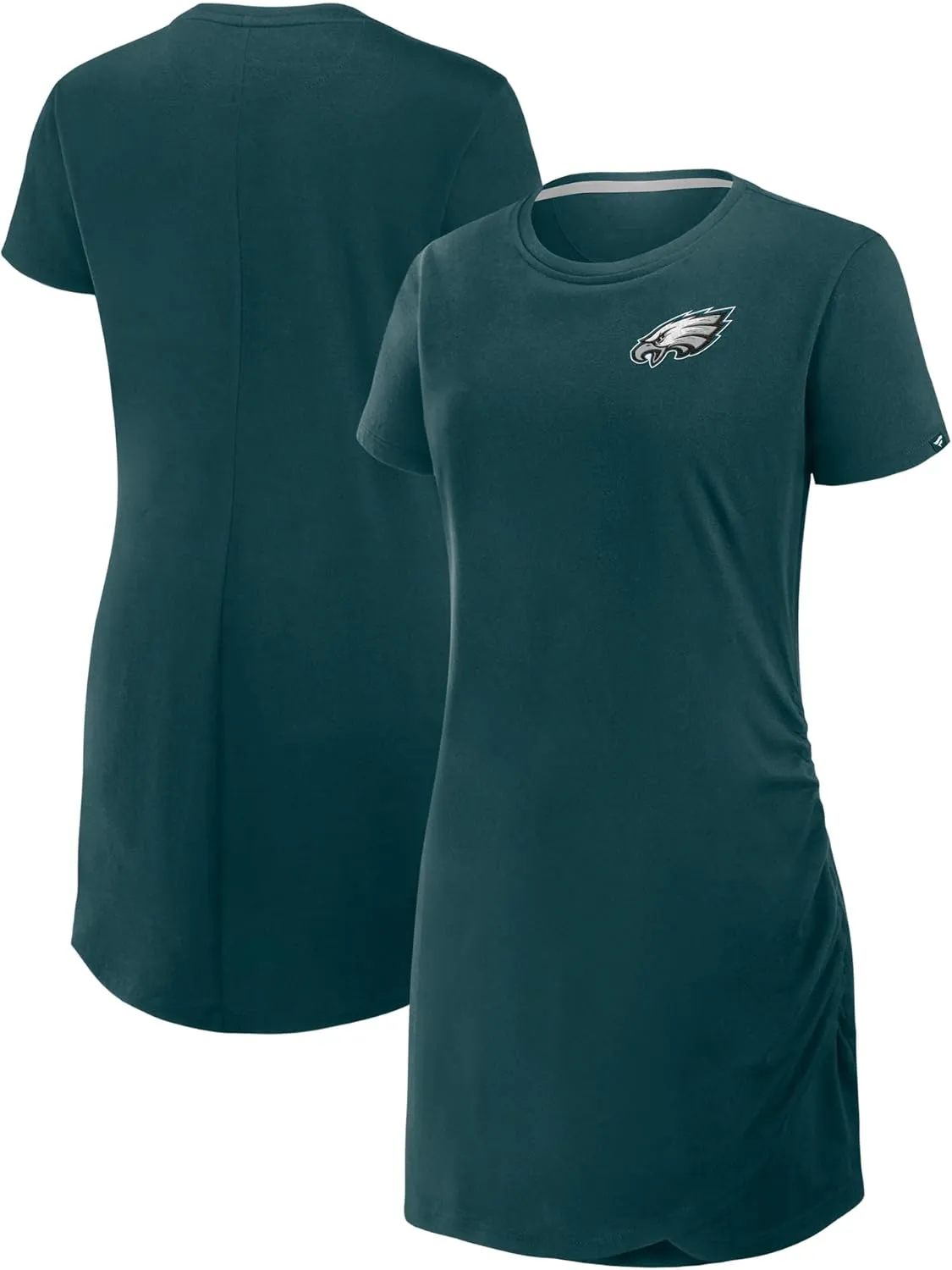 Fanatics Women's College NFL Ruched Drape T-Shirt Dress