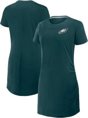 Fanatics Women's College NFL Ruched Drape T-Shirt Dress