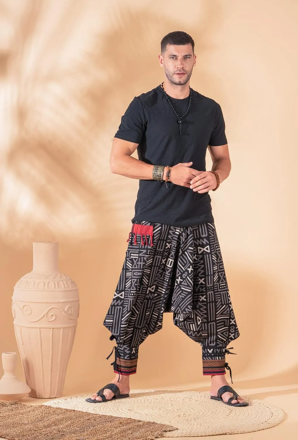 Festival Clothes Tribal Hippie Elephant Pajama Parachute Boho Summer Clothes Yoga Harem Pants for Men