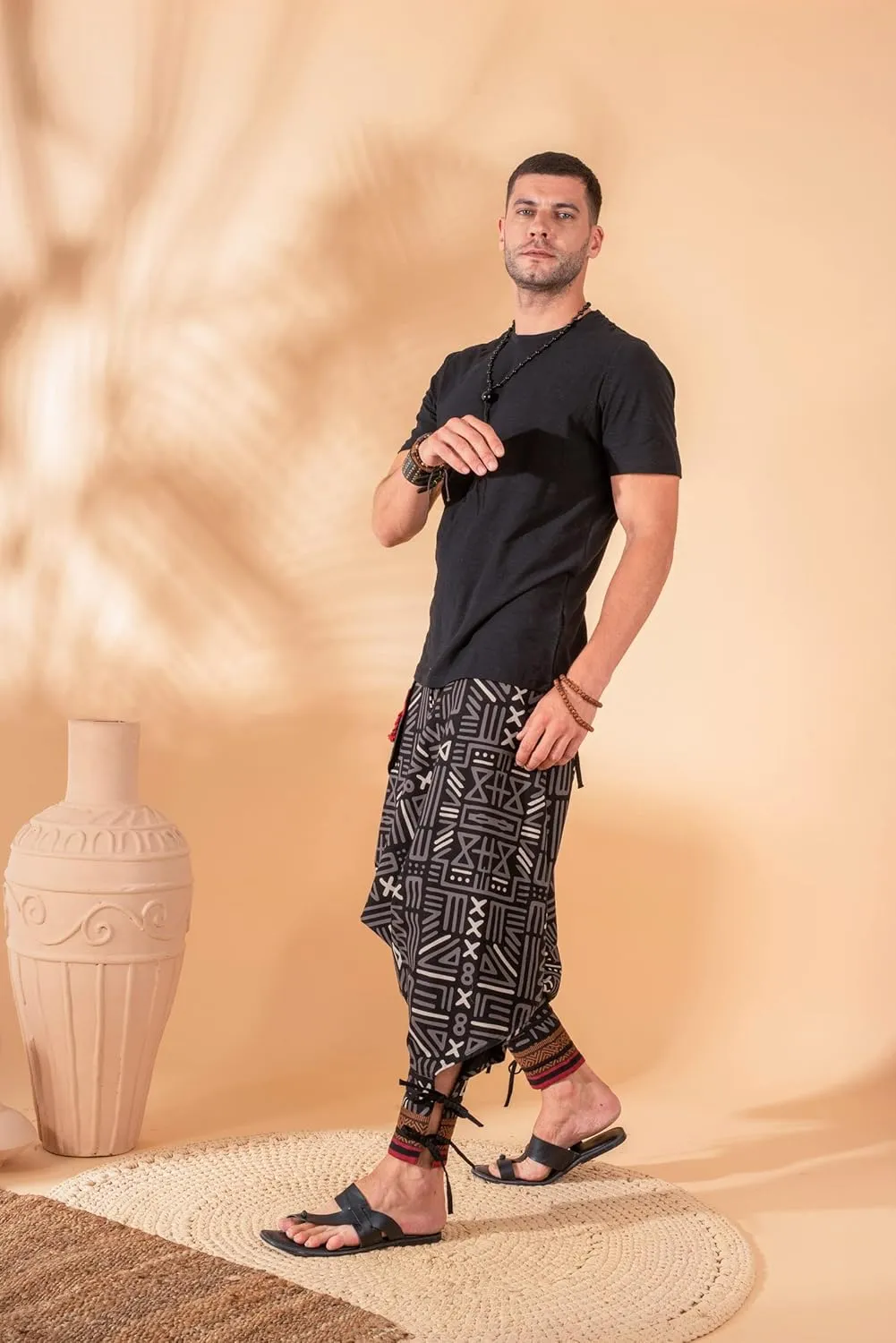 Festival Clothes Tribal Hippie Elephant Pajama Parachute Boho Summer Clothes Yoga Harem Pants for Men