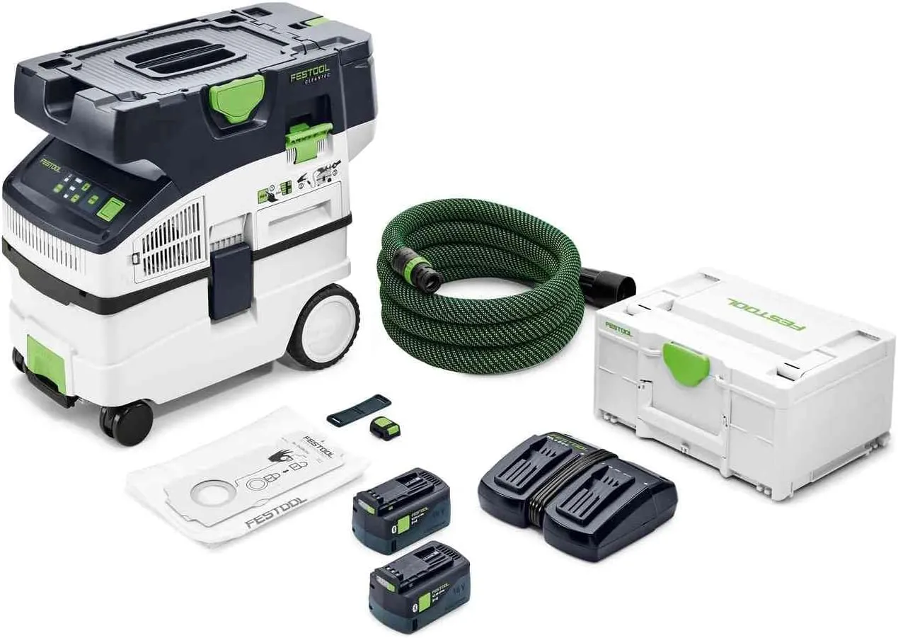 Festool 577506 Cordless Mobile Dust Extractor CLEANTEC CTC MIDI I HEPA-Plus