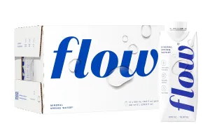 Flow Alkaline Spring Water - Refreshing Taste Of Natural Alkaline Water With Natural Electrolytes, Eco-Friendly Packaging, Non-GMO And BPA-Free. Unflavored. 12 Pack of 16.9 FL Bottles