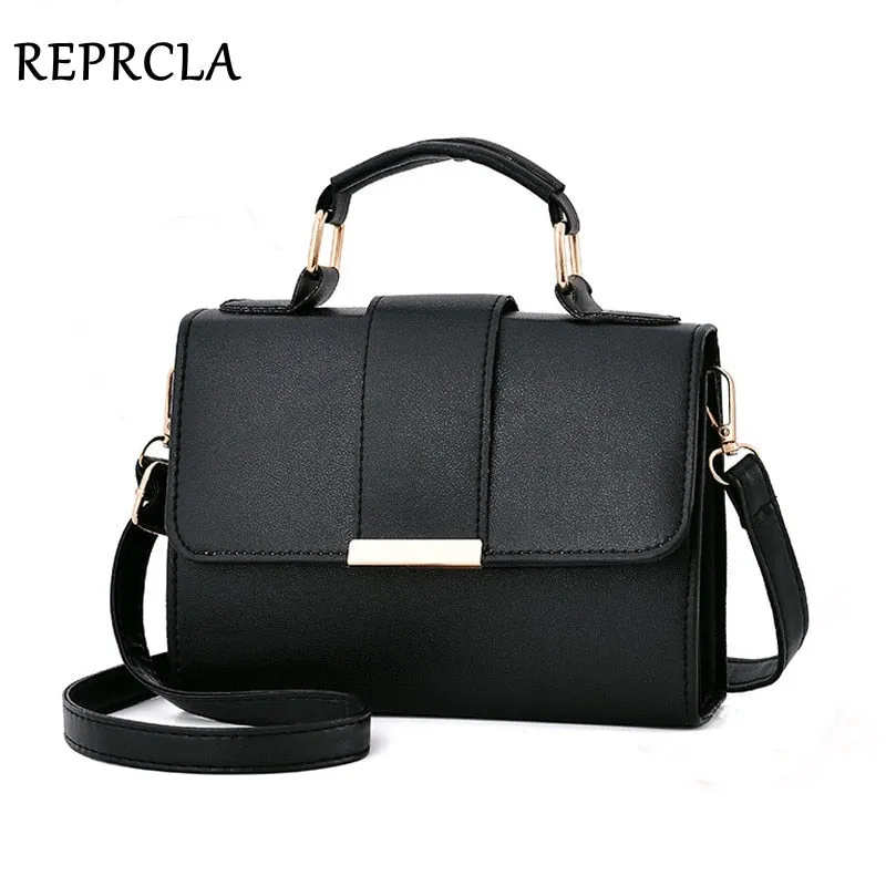 for Shoulder Bag REPRCLA Polished Fashion Bag Handbags Summer 2020 Bags Small Women All-in-one collection Leather Crossbody PU Messenger Women Bags Flap