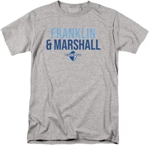 Franklin & Marshall College Official Stacked Unisex Adult T Shirt