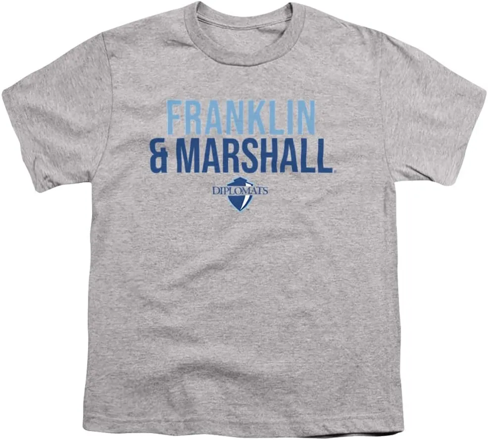 Franklin & Marshall College Official Stacked Youth Kids Boy/Girls T Shirt