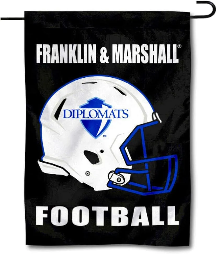 Franklin and Marshall Diplomats Football Helmet Garden Flag