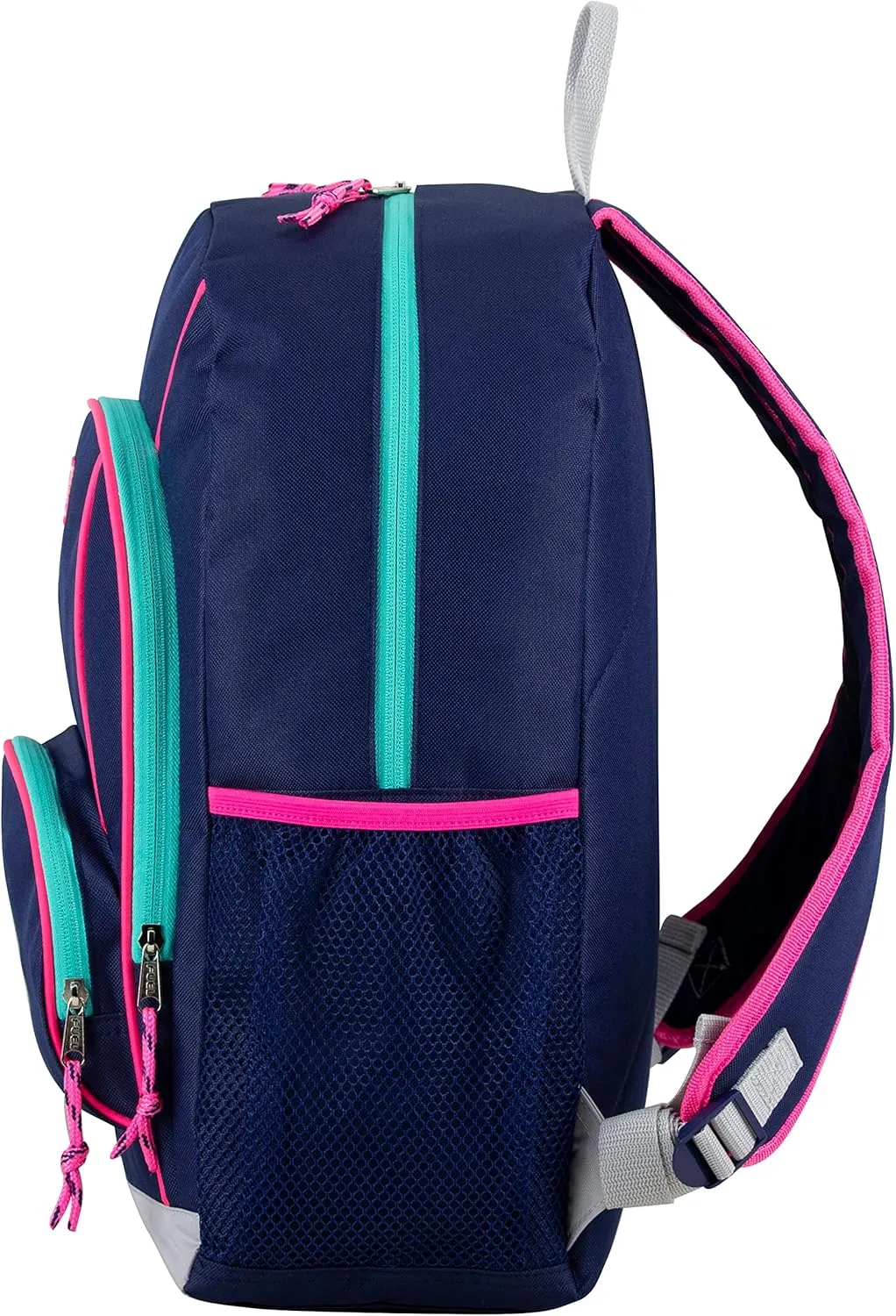 FUEL Laptop Backpack, Multipurpose Casual Daypack, Triple Compartments Bookbag for College, Hiking, Work, 18 Inches, Deep Cobalt