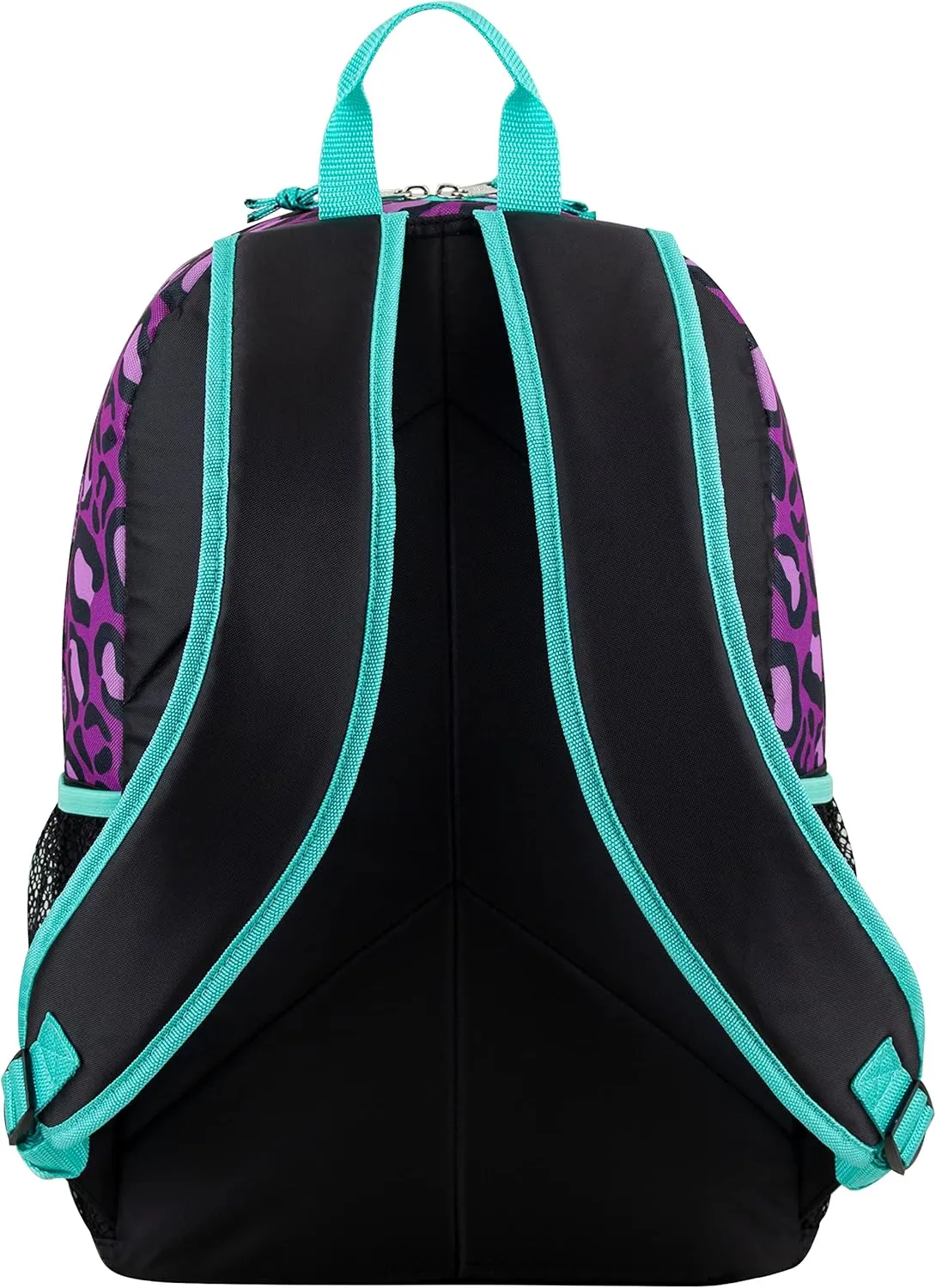 FUEL Laptop Backpack, Multipurpose Casual Daypack, Triple Compartments Bookbag for College, Hiking, Work, 18 Inches, Leopard