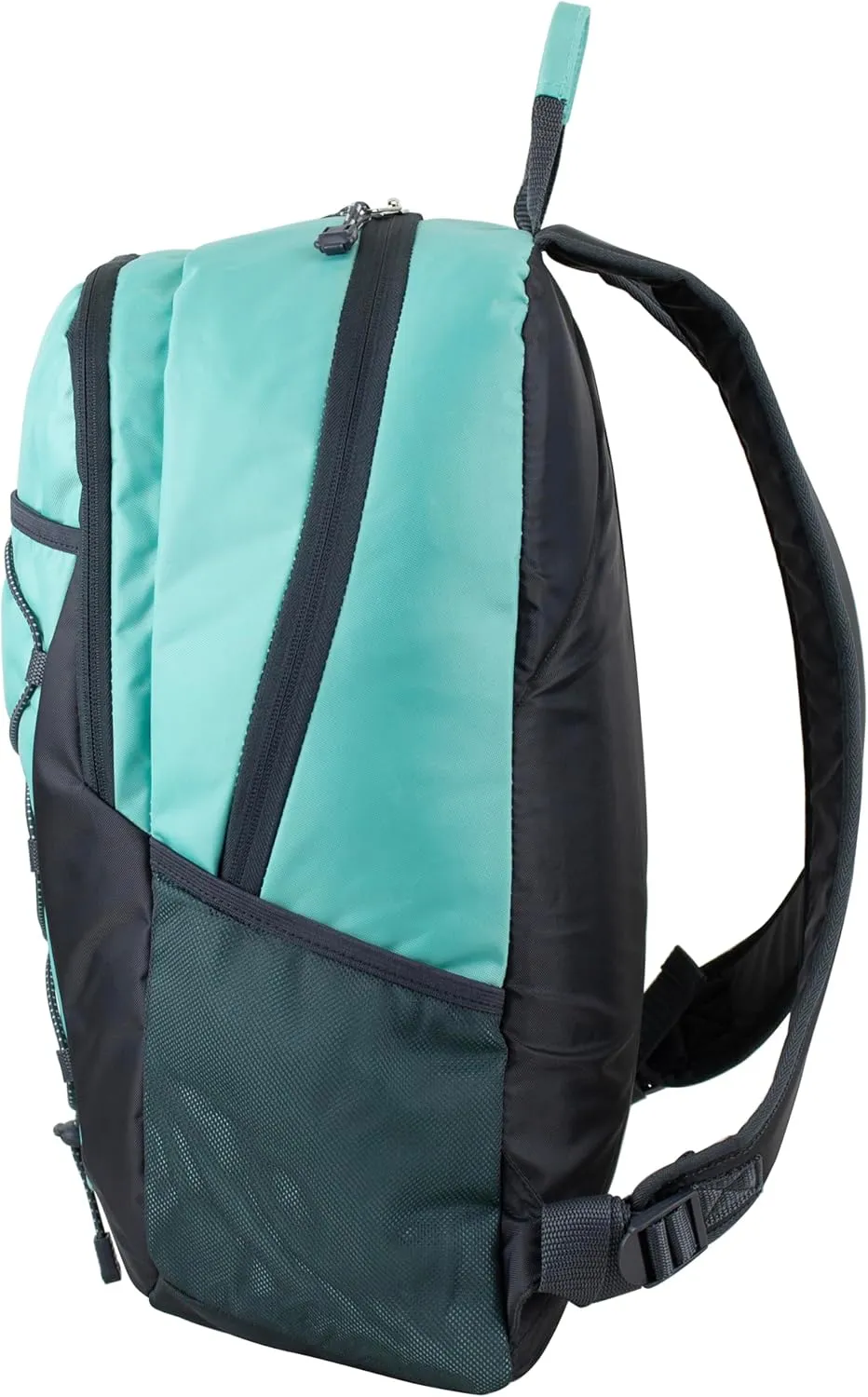 FUEL Rider Sport Hiking Backpack Laptop Travel Carry On Luggage Daypack Bag, Bungee for Travel, Leisure, Outdoors, Mint Blue