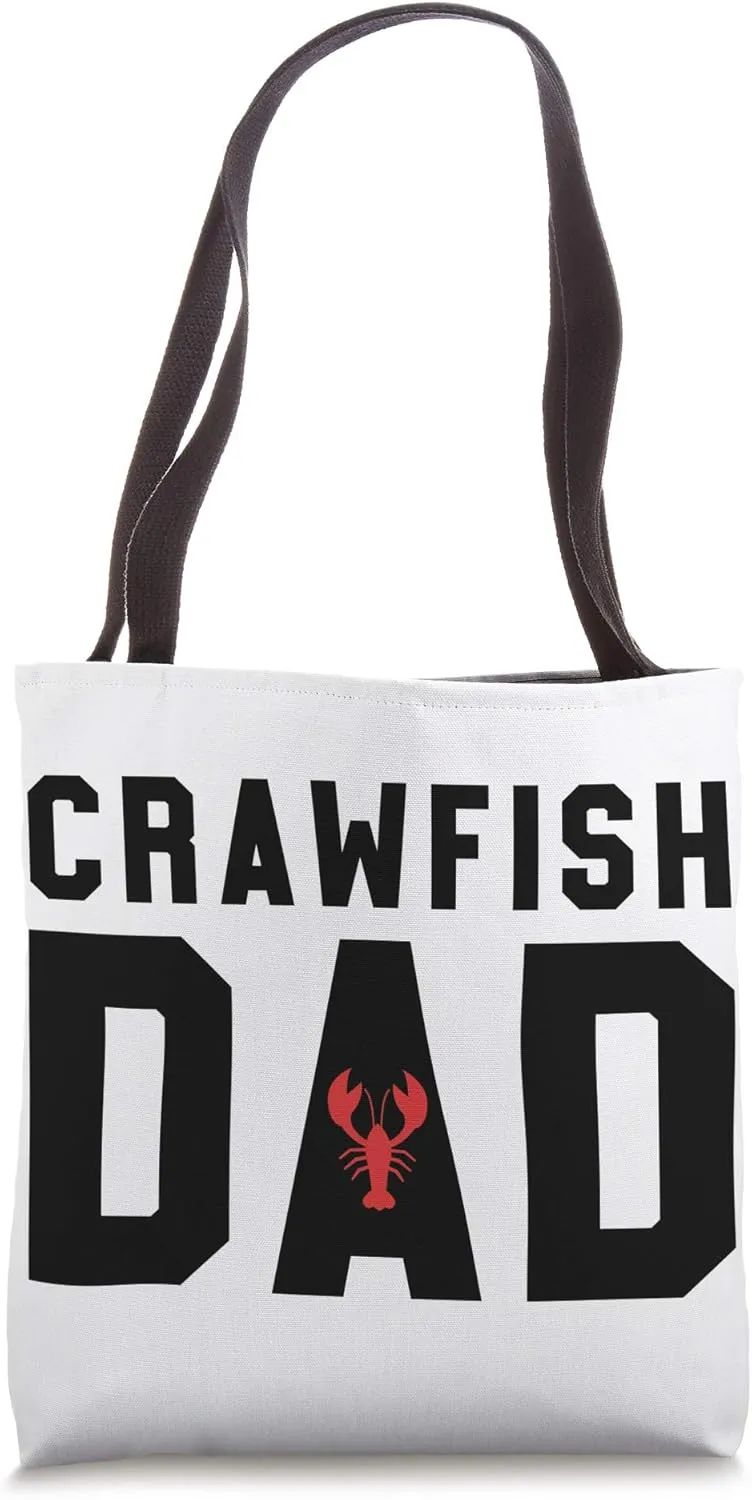 Funny Crawfish Dad Festival Mens Tote Bag