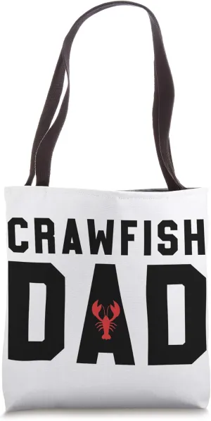 Funny Crawfish Dad Festival Mens Tote Bag