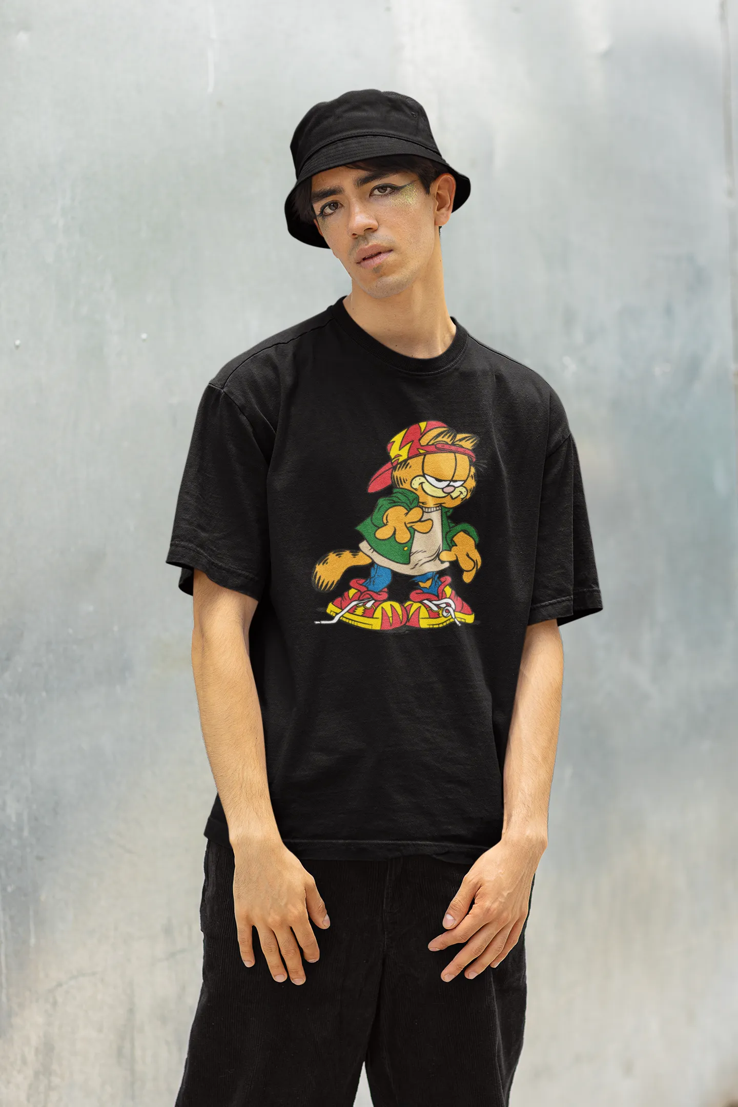 Garfield Rapstar Oversized 100% Cotton Tshirt