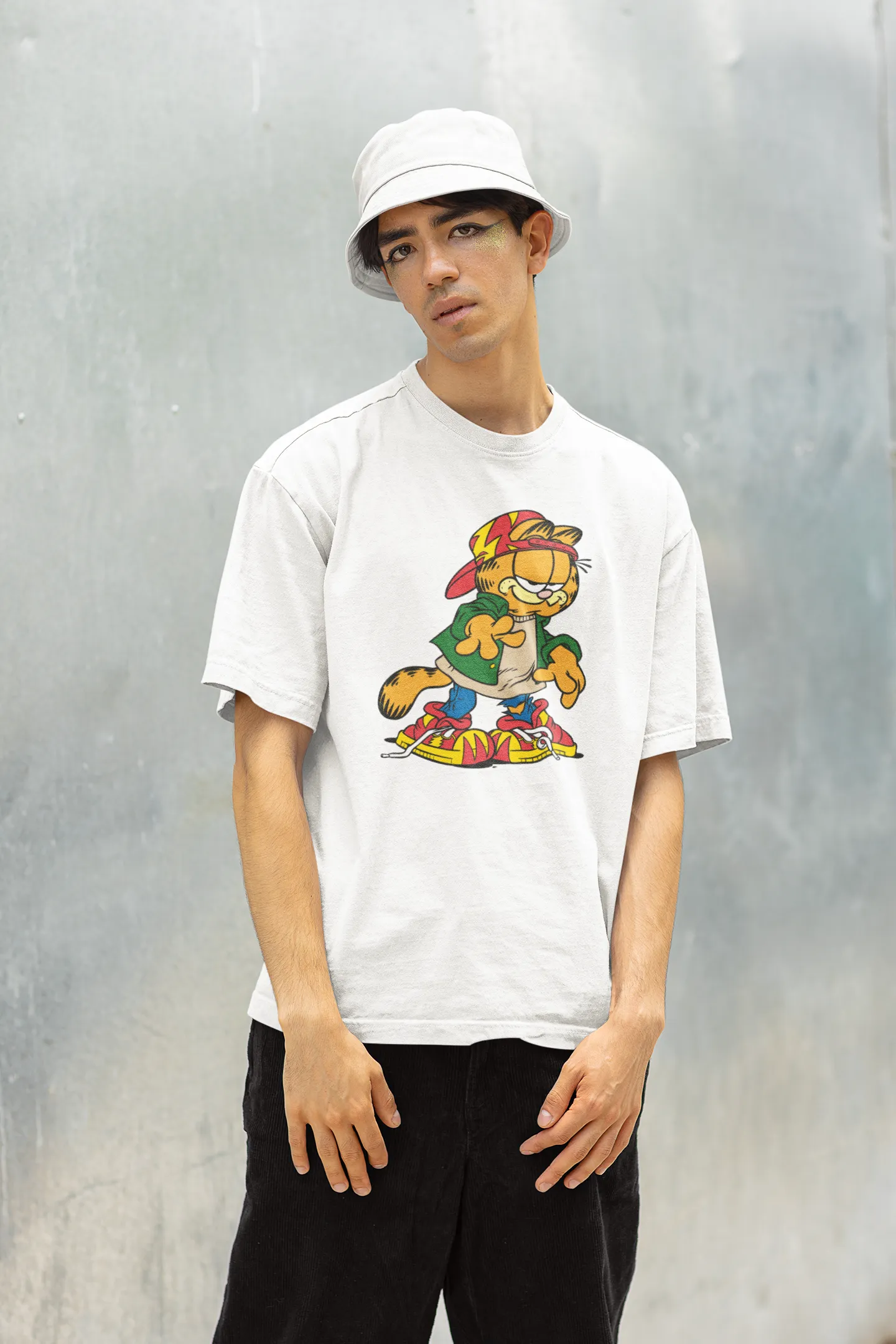 Garfield Rapstar Oversized 100% Cotton Tshirt