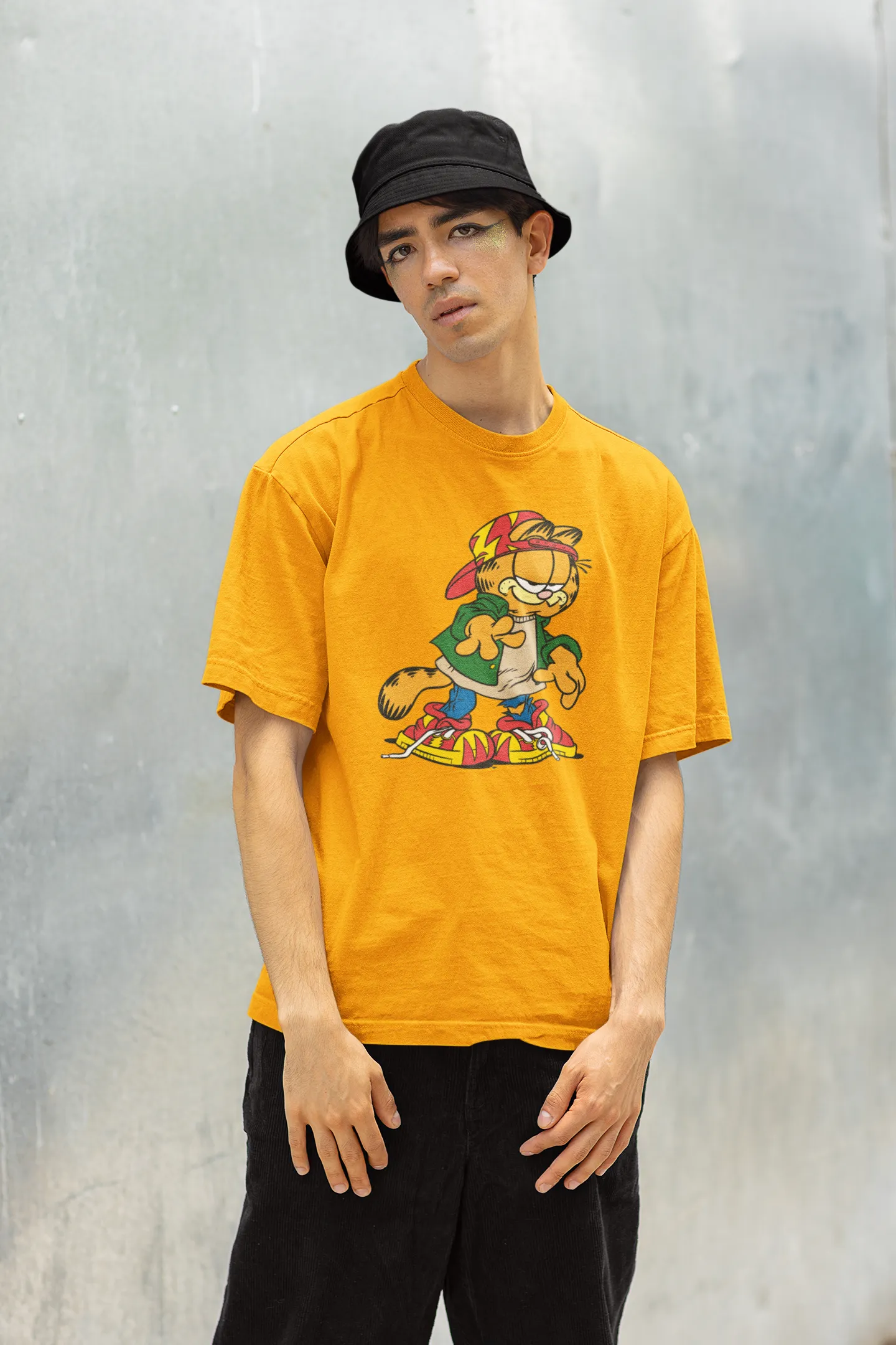 Garfield Rapstar Oversized 100% Cotton Tshirt