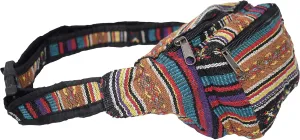 Gheri Festival Colorful Bum Bag Fanny Pack Coin Money Purse Waistpack Pouch Travel Holiday Wallet Boho Belt M