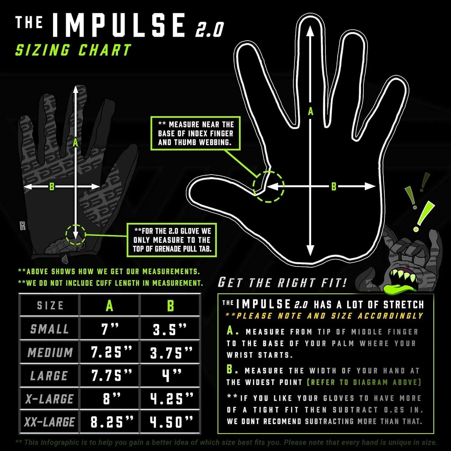 Glove Station The Impulse 2.0 Gloves - Suede Leather Palm for Durability, Protection, Breathable Spandex Gloves for Motorcycle Work Gloves