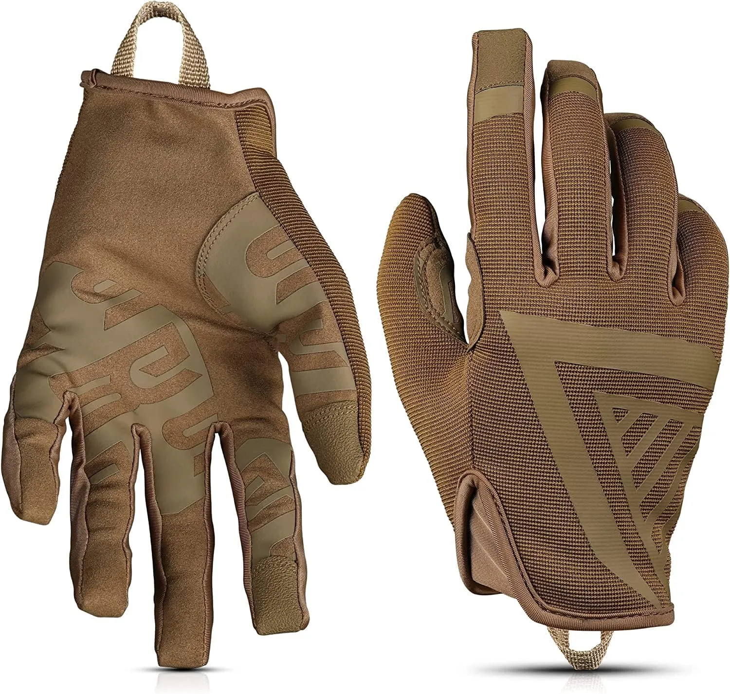 Glove Station The Impulse 2.0 Gloves - Suede Leather Palm for Durability, Protection, Breathable Spandex Gloves for Motorcycle Work Gloves