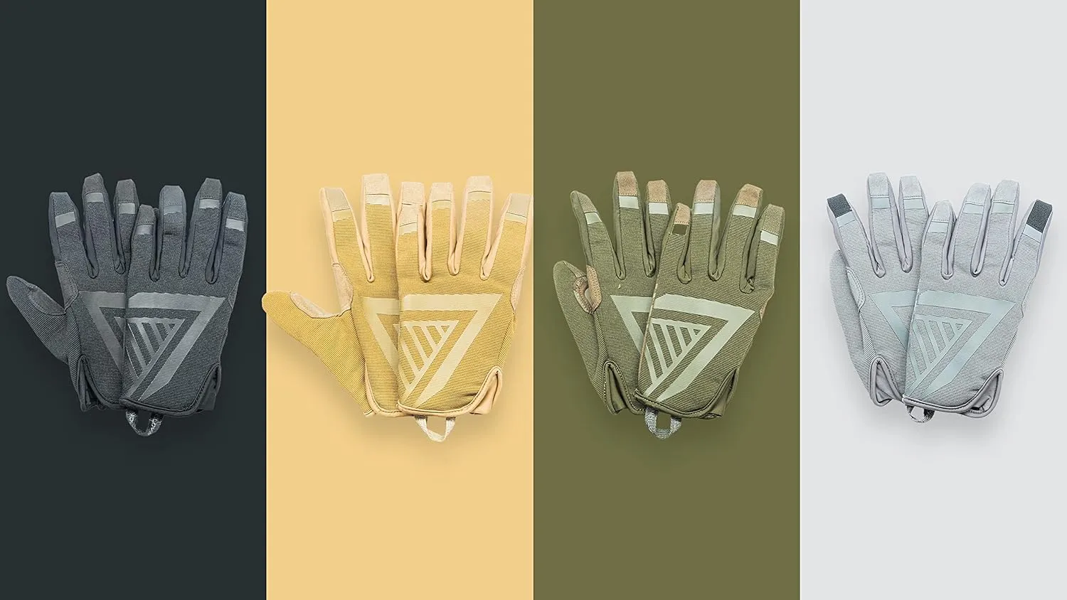 Glove Station The Impulse 2.0 Gloves - Suede Leather Palm for Durability, Protection, Breathable Spandex Gloves for Motorcycle Work Gloves