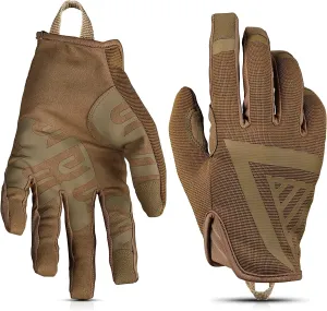 Glove Station The Impulse 2.0 Gloves - Suede Leather Palm for Durability, Protection, Breathable Spandex Gloves for Motorcycle Work Gloves