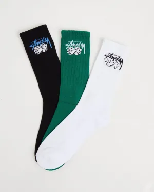 GP Exclusive - Roll The Dice 3 Pack Socks