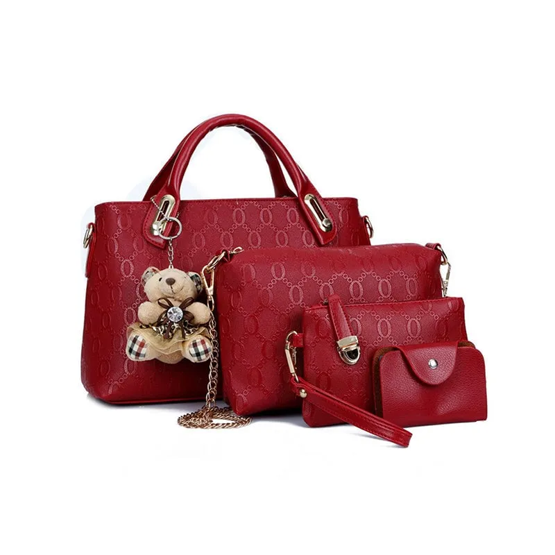 Grace™ - Elegant Cute 4-Piece Handbag Set