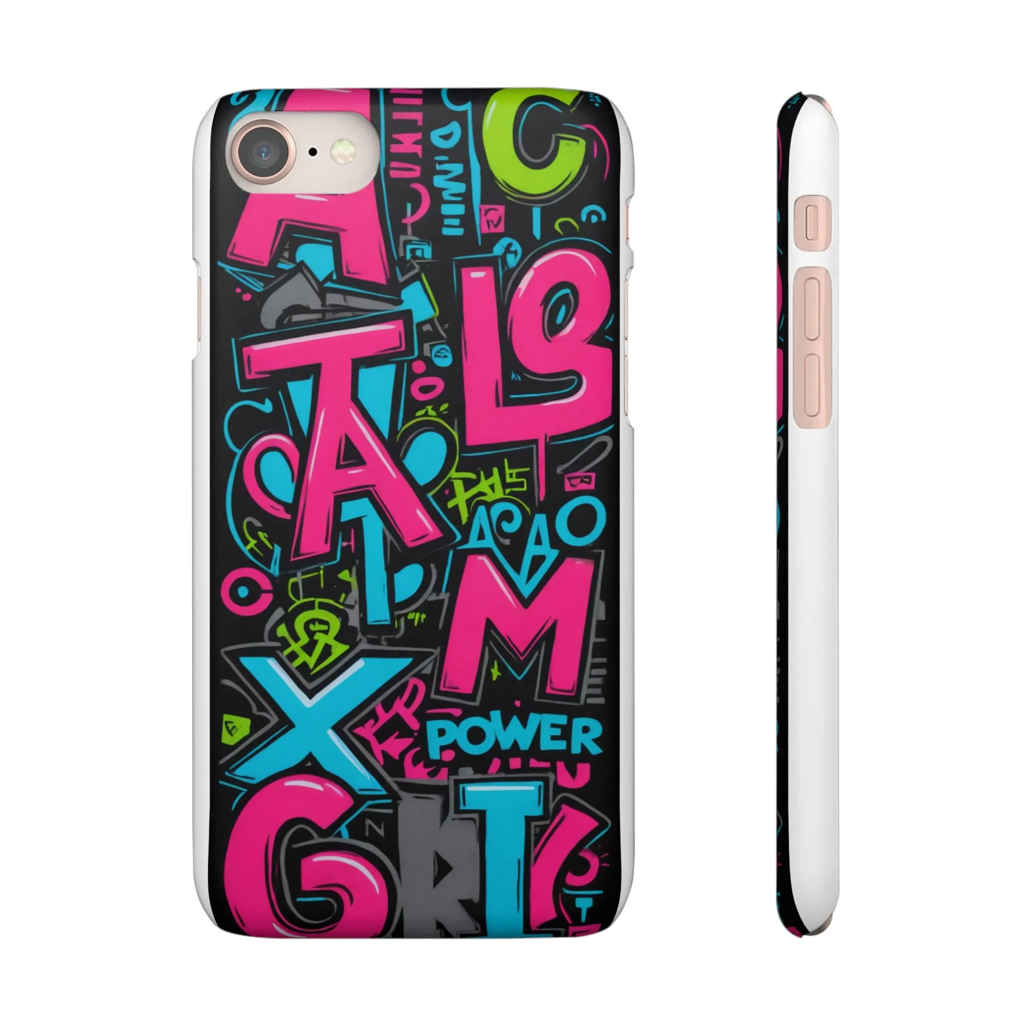Graffiti Design Phone Case - Urban Fashion for Boys