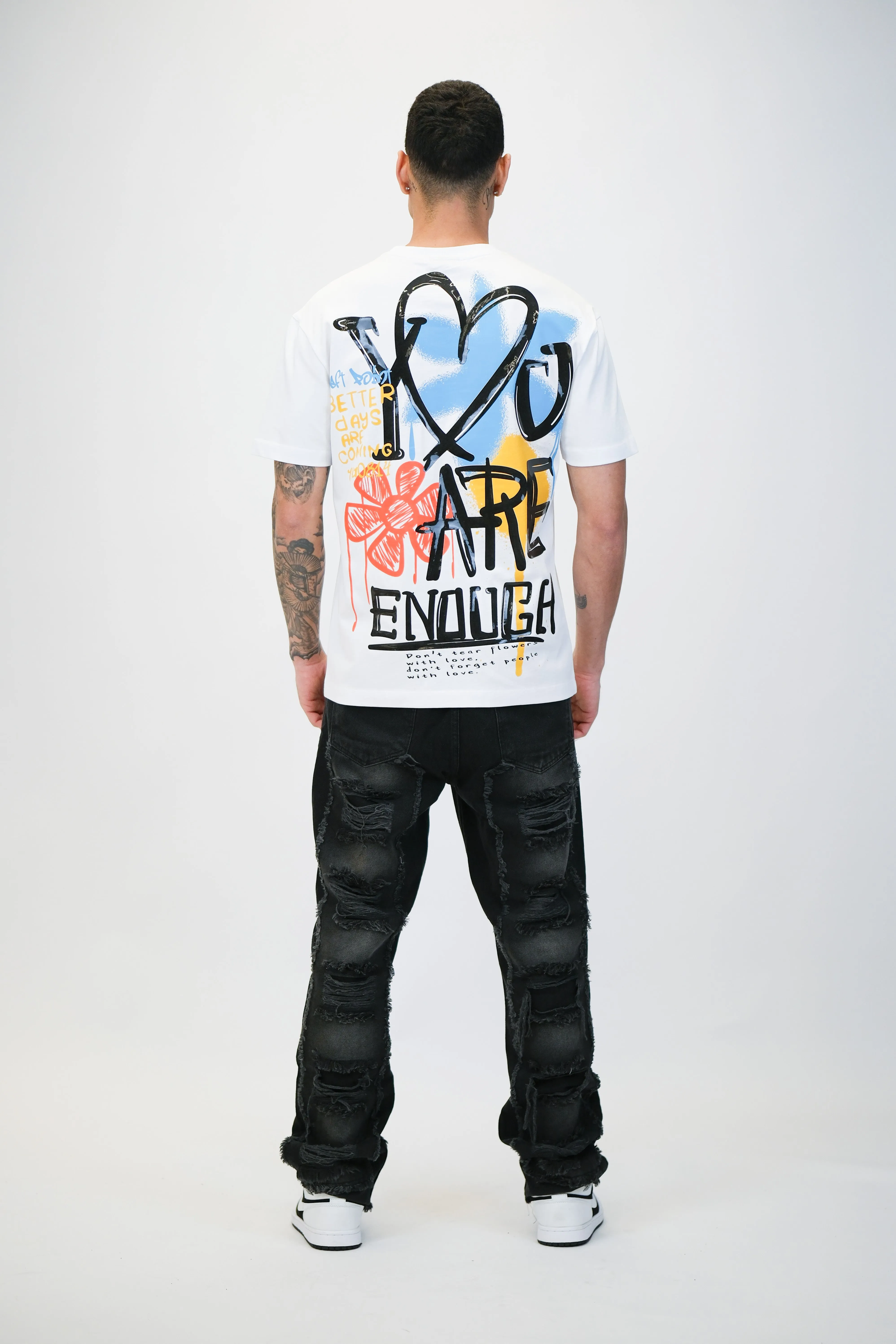 Graffiti Heart Graphic T-Shirt