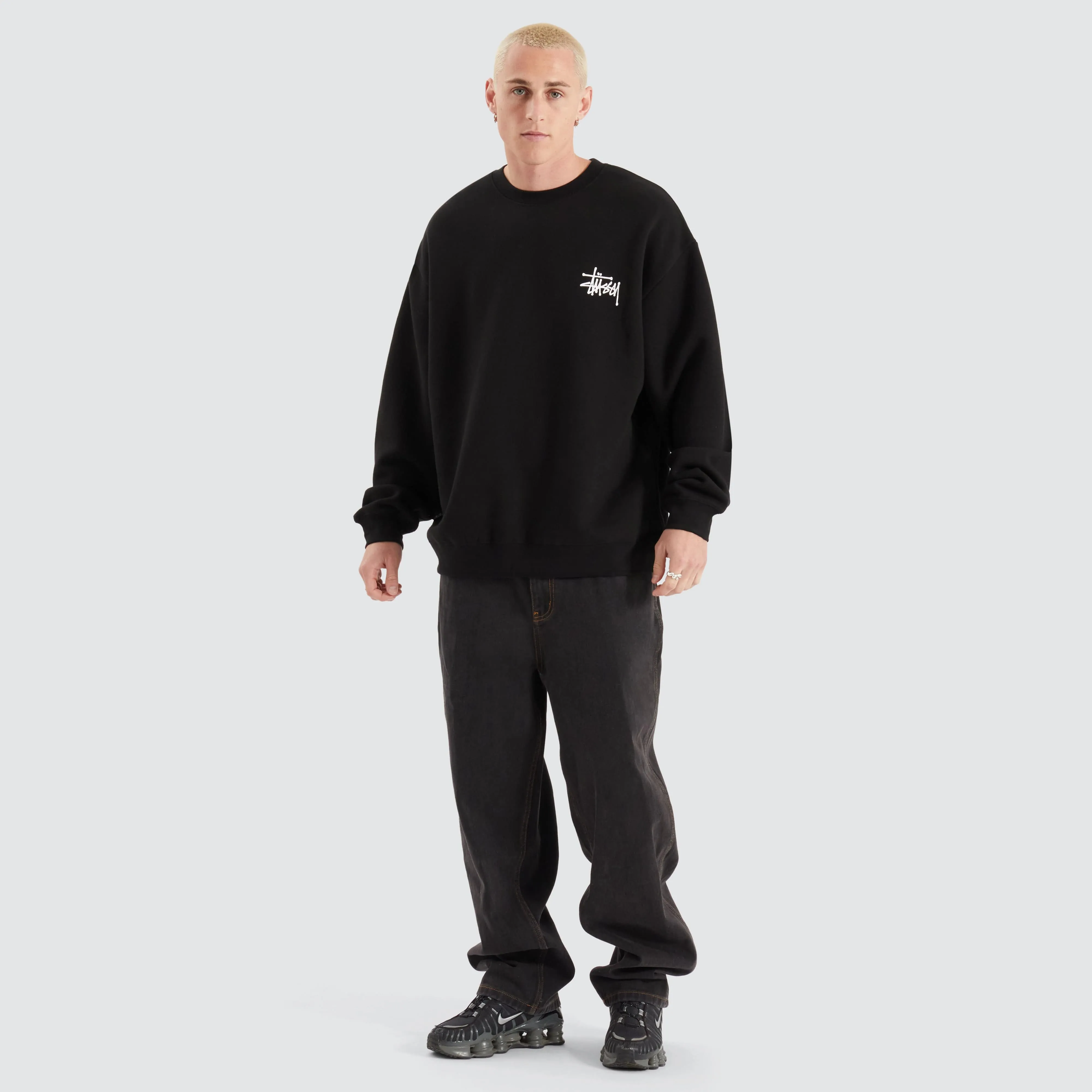 Graffiti LCB Fleece Crew Black