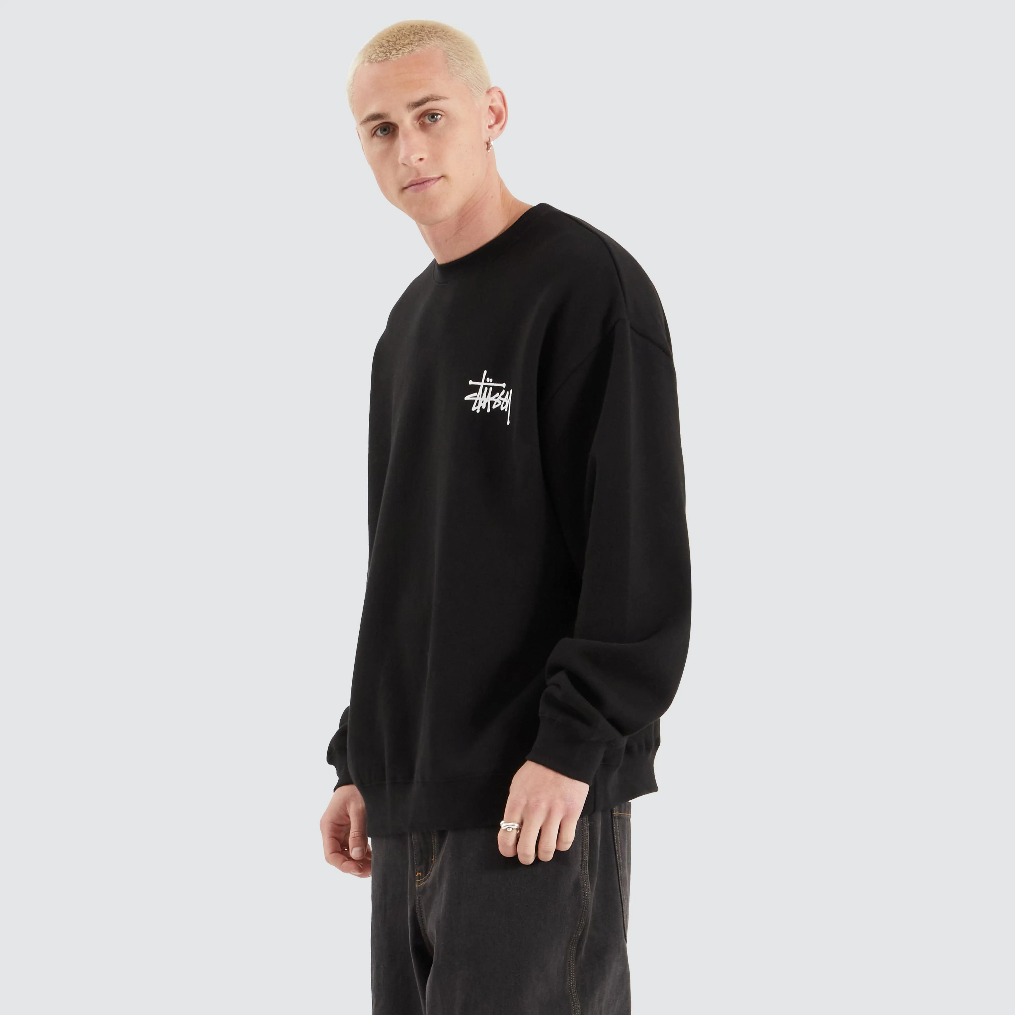 Graffiti LCB Fleece Crew Black