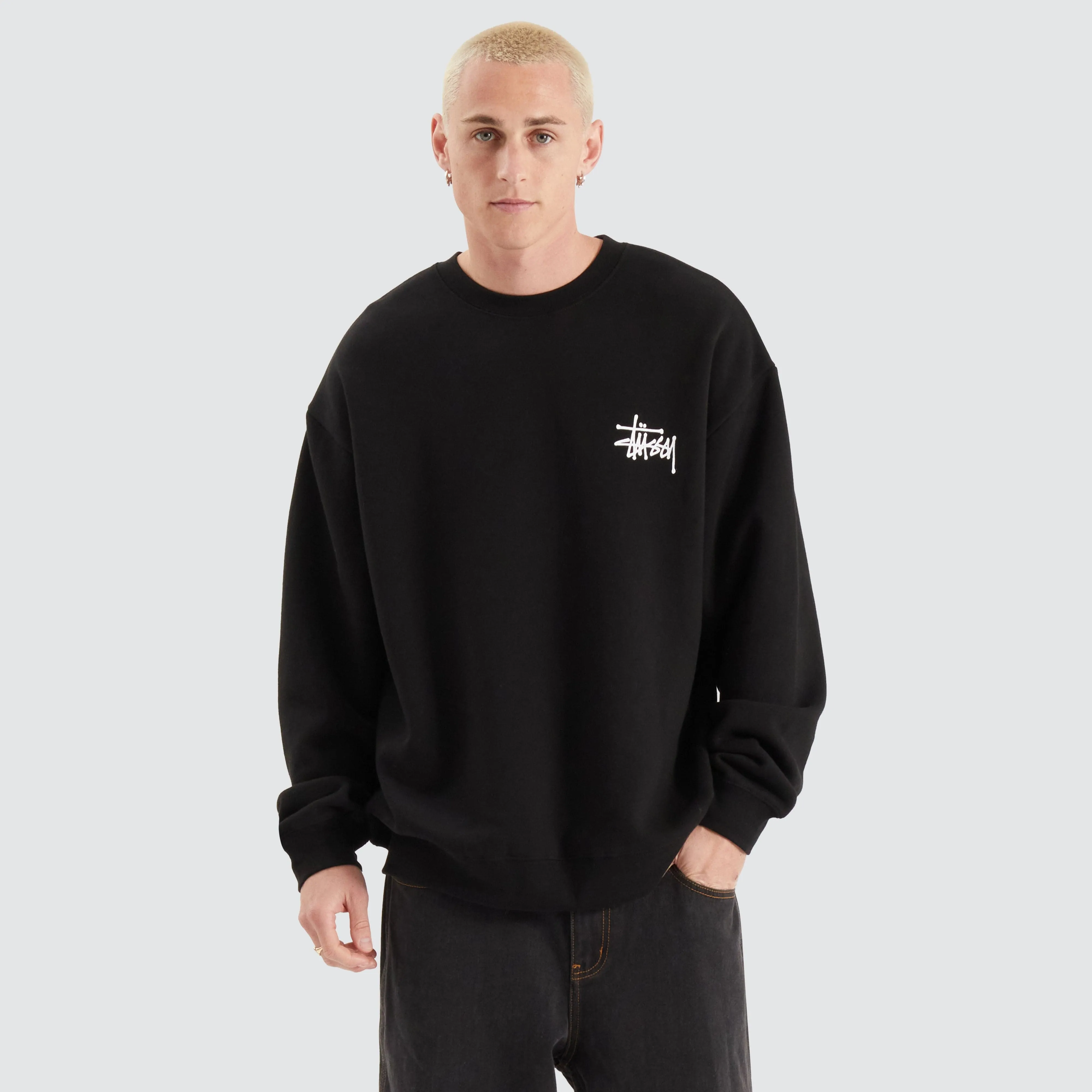 Graffiti LCB Fleece Crew Black