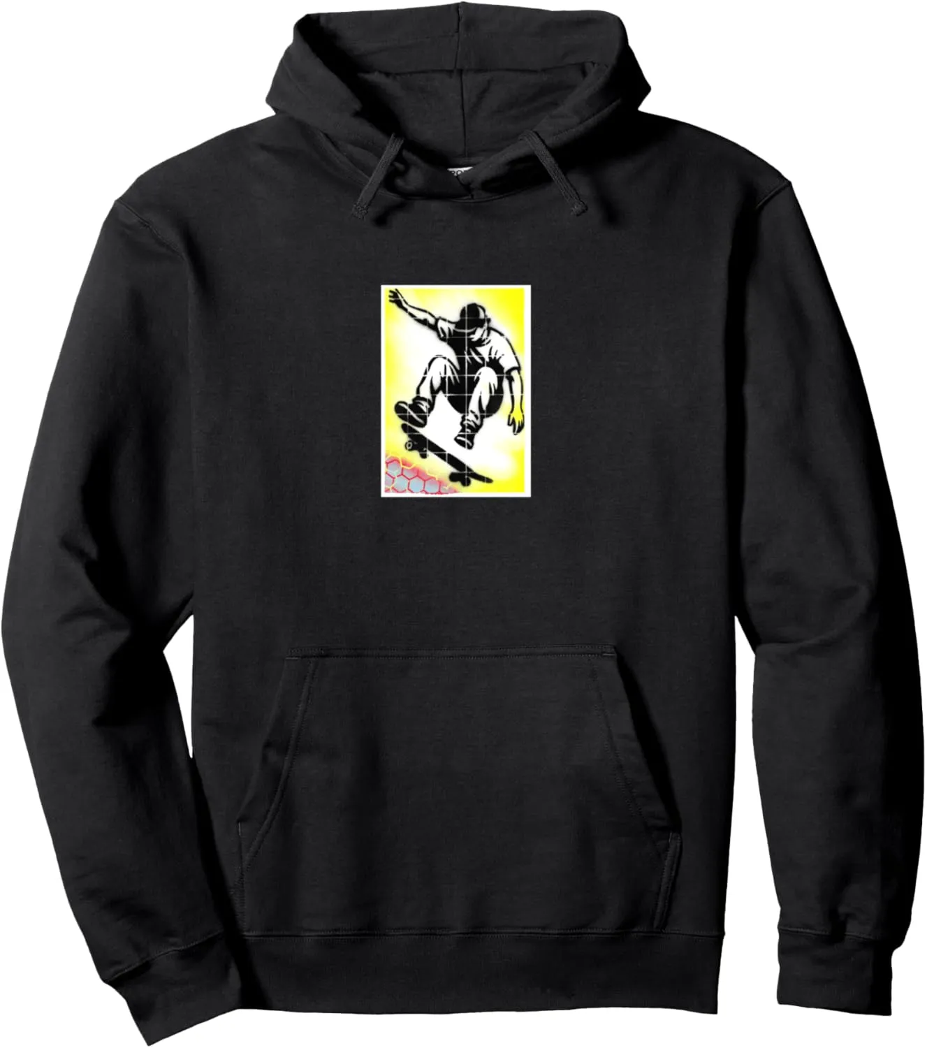 Graffiti Streetwear Art Abstract Urban Skater Rider Pullover Hoodie