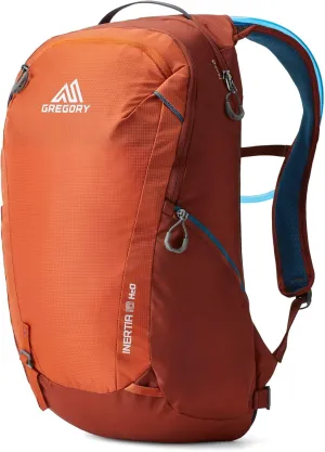 Gregory Inertia 18L H2O Unisex Day Hiking Backpack with included Water Reservoir/Bladder, One Size Fits All, Redrock