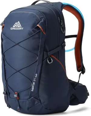 Gregory Inertia 24L H2O Unisex Day Hiking Backpack with included Water Reservoir/Bladder, One Size Fits All, Indigo Blue