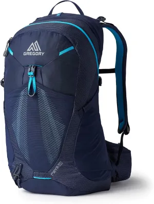 Gregory Maya 20L Women's Day Hiking Backpack, Ventilated Backpanel, Built-In Hydration Attachment for Water Bladder (Reservoir Not Included), One Size Fits All, Storm Blue